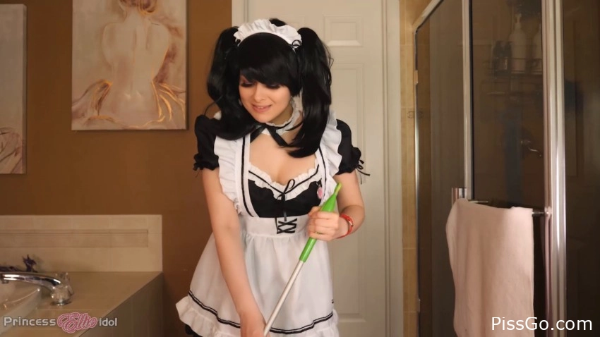 Maid Becky Needing To Pee Pretty Badly - with gorgeous girl Princess Ellie Idol, thrilling wet zone - (2025 | pee dose)
