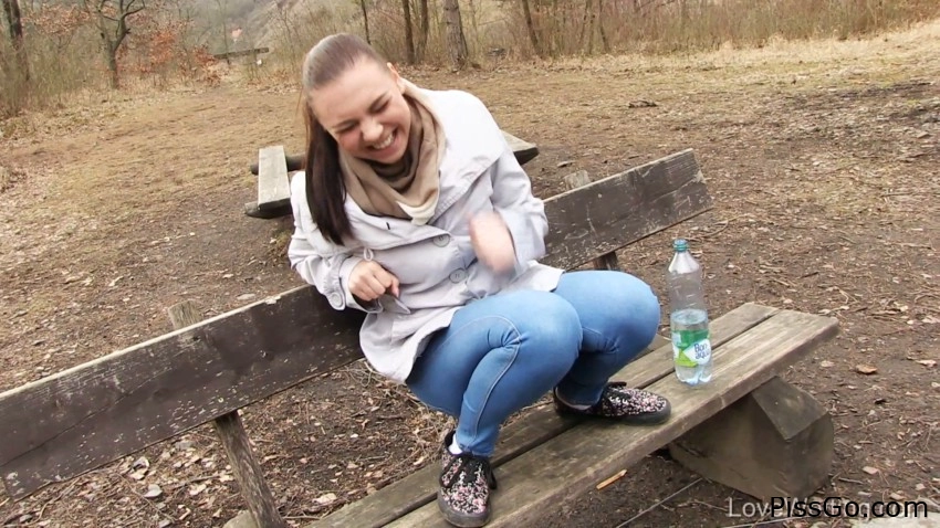 Morgan (2025|MPEG-4) pee rush, 628 MB - desperate wetting dirty - On The Bench