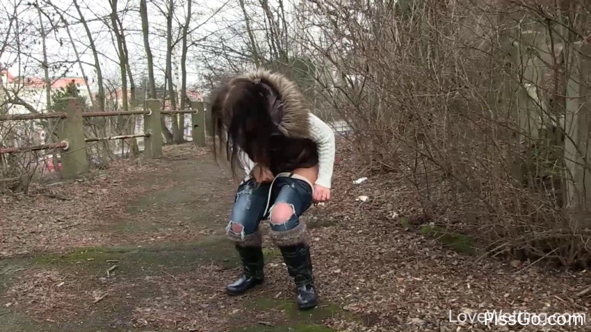 Drunk Piss In Jeans And Pass Out - with sensual temptress Natali, peeing fun moment - (2025 | pissing buzz)