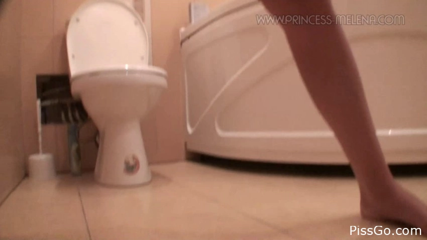 Piss In Your Mouth - with filthy queen Maria Melena, bladder leak urination - (2025 | pee flush)