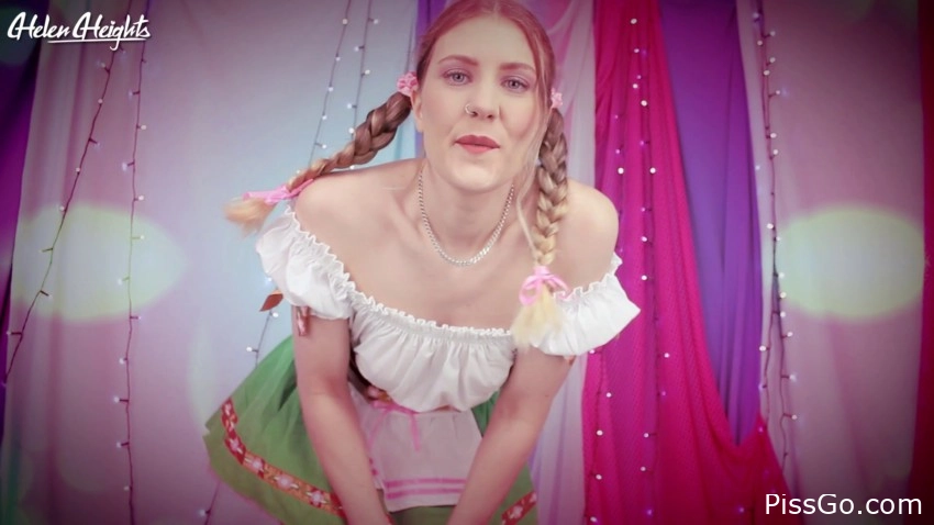 Swig My Pee at The Party - with dreamy babe Helen Heights, group wetting seat - (2025 | warm pee)