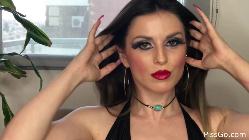 MakeUp and Deeds – Pee- Hardcore - with private girl Rebecca de Winter, urine fun flash - (2025 | lazy pee)